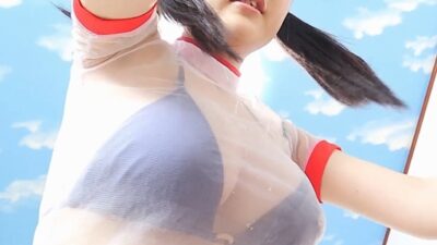 藤井澪 スケスケ体操着でプルプル揺れるエッチなおっぱい