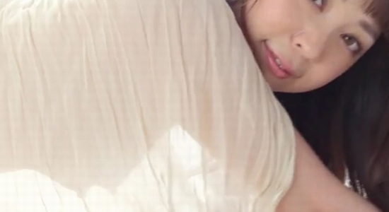 星那美月 フル勃起した乳首をシースルーで披露します